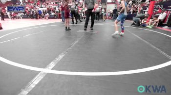 64-70 lbs Consolation - Kyson Barnett, Twin Hills vs Lucy Chill, Perry Wrestling Academy