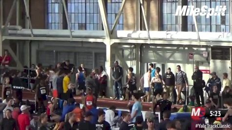 Conor Lundy and DJ Principe battle for US #1 in the 3K at the 2016 Yale Track Classic