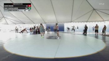 150 lbs Cons. Round 4 - Alek Colon, Valley View vs Eric Castellanos, Pounders Wrestling Club