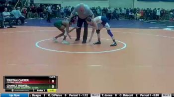 3 - 106 lbs Quarterfinal - Tristan Carter, Colonial Heights vs Chance Howell, Maggie Walker Governor`s School