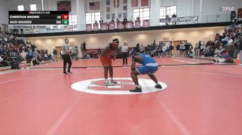 215 lbs Semifinals (8 Team) - Jack Wanzer, Woodbridge vs Christian Brown, Laurel