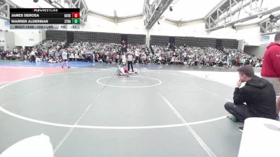 102-I lbs Consi Of 16 #1 - James DeRosa, Garden City vs Warren Alderman, Stray Dawgs