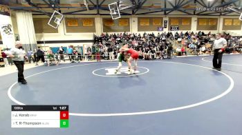 138 lbs Semifinal - Jace Korab, Branford vs Tristen Robledo-Thompson, New London