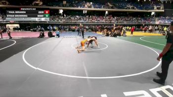 5A 190 lbs 3rd Place Match - Paul Miranda, Carrollton Creekview vs Ethan Browning, McKinney North