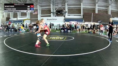 150 lbs Champ. Round 1 - Wyatt Pepe, Arizona vs Tyson Cobb, Team Idaho Wrestling Club
