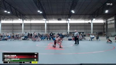 125 lbs Round 2 (4 Team) - Revin Tabor, Team Northwest vs Aydin Lindholm, Hawks WC