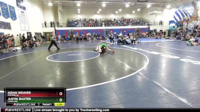 132 lbs Cons. Round 1 - Justin Baxter, Lakeland vs Aidan Weaver, Pocatello