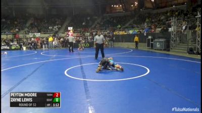 76 Round of 32 - Peyton Moore, Terminator Wrestling Academy vs Zayne ...