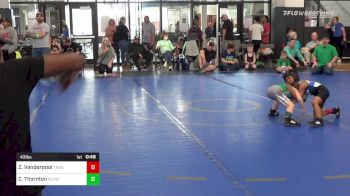 43 lbs Semifinal - Zion Vanderpool, Teknique Wrestling vs Chance Thornton, Franklin County Youth Wrestling