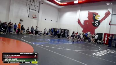 190 lbs Round 3 - Stacia Crabtree, Rensselaer vs Sophia Jones, Franklin Central Wrestling Club