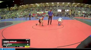 128 lbs Quarterfinals (8 Team) - Kai Carson, La Grande vs Gabriel Aumiller, Mazama