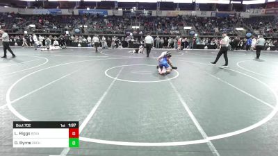 138 lbs Round Of 16 - Logan Riggs, Roxana Wrestling Club vs Danny Byrne, Orchard South WC