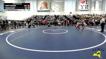 56 lbs Quarterfinal - Jenson Geist, Firehouse Brawlers Wrestling vs Rhett Reamer, Perry Youth Wrestling Club