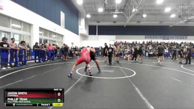 215 lbs Quarterfinal - Jaxon Smith, Chaparral vs Phillip Tran, Villa Park High School