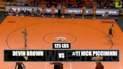 125 lbs Nick Piccininni, Oklahoma St vs Devin Brown, WVU