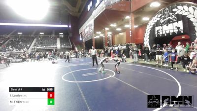 58 lbs Consi Of 4 - Izen Lawley, Cwc vs Macoy Felker, Bear Cave WC