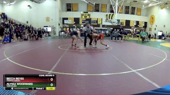 125 lbs Cons. Round 5 - Alyssa Woodward, Vermailion vs Becca Reyes, Thomas Harvey