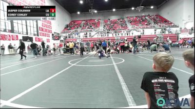 92-98 lbs Final - Jasper Coleman, Elgin Wrestling vs Corey Conley, Chandler Takedown Club
