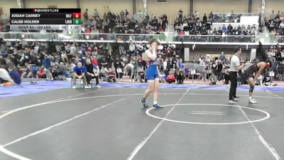 150 lbs Round Of 32 - Josiah Carney, Milford MA vs Caleb Holden, Londonderry
