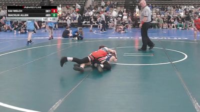 77 lbs Rr Rnd 3 - Kai Welch, Smitty's Barn Black - ESC vs Macklin Allen, American MMAW - ESC