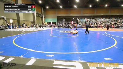 160 lbs Consi Of 16 #2 - Hunter MAHER, Middleton Wrestling Club vs Jasper SkunkCap, Burns Oregon