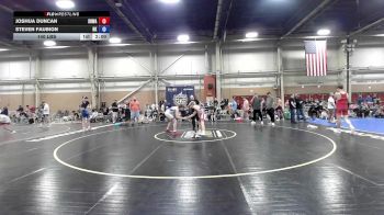 140 lbs Rr Rnd 7 - Joshua Duncan, South Hills Wrestling Academy - MSE vs Steven Faubion, Bad Karma - MSE