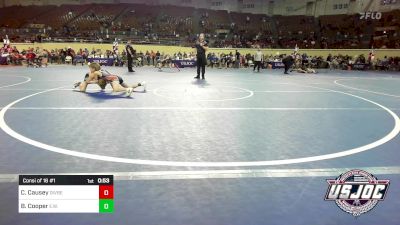 67 lbs Consi Of 16 #1 - Colton Causey, Division Bell Wrestling vs Brody Cooper, Elgin Wrestling