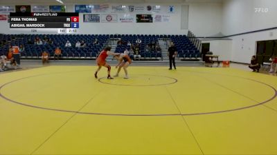 124 lbs Round 2 (4 Team) - Abigail Mardock, Treasure Valley CC vs Fera Thomas, Pacific University
