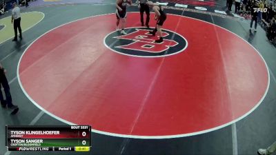 Cons. Round 3 - Tyson Klingelhoefer, Amherst vs Tyson Sanger, Crofton/Bloomfield