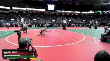 154 lbs Champ. Round 3 - Kamden Stout, 922A vs Bennett Roberts, SGO1