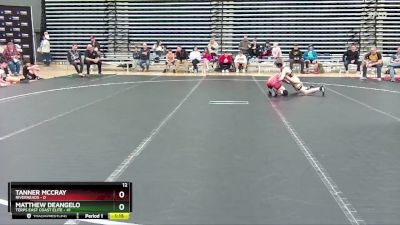 100 lbs Round 3 (10 Team) - Matthew DeAngelo, Terps East Coast Elite vs Tanner McCray, Riverheads