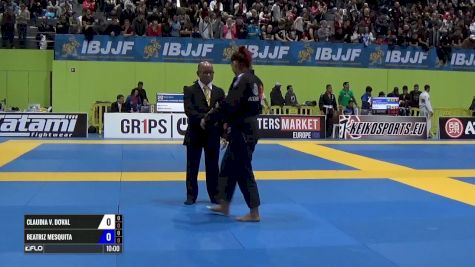 Claudia Do Val vs Beatriz Mesquita IBJJF 2017 European Championships