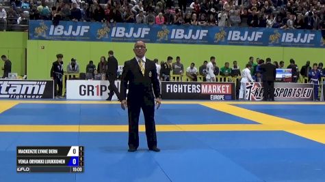 Mackenzie Dern vs Venla Orvokki Luukkonen IBJJF 2017 European Championships