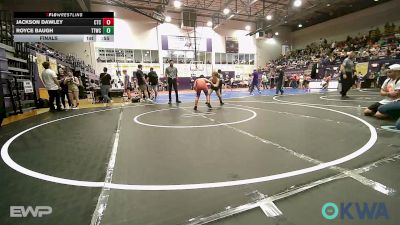 100 lbs Final - Jackson Dawley, Chandler Takedown Club vs Royce Baugh, Team Tulsa Wrestling Club