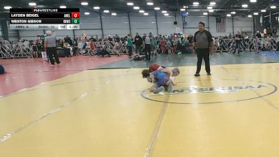 64 lbs Round 2 - 10:45am Saturday - Weston Gibson, Ranger Wrestling Club vs Layden Beigel, America Elite