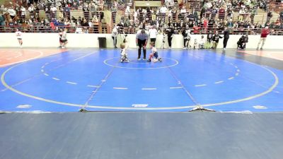 43 lbs Round Of 16 - Cael Ledford, Georgia vs Bridger Newton, Fannin Rowdy Rebels Wrestling