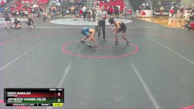 125 lbs Cons. Round 2 - Jaymeson Vander Velde, Iowa Western vs Diego Barajas, Maryville