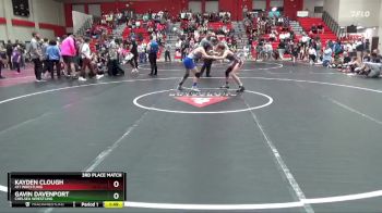 110 lbs 3rd Place Match - Gavin Davenport, Chelsea Wrestling vs Kayden Clough, 411 Wrestling