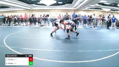 165 lbs Consi Of 64 #2 - Joey Torres, Grapevine Grapplers vs Gabriel Ripley, Legends Of Gold LV