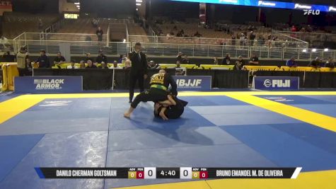 Bruno Emanoel M. De Oliveira vs Danilo Cherman Goltsman 2025 Pan Jiu Jitsu IBJJF Championship