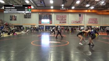 130 lbs Quarterfinal - Hailey Wiskus, Dubuque Hempstead vs Sarah Cruz, Burlington