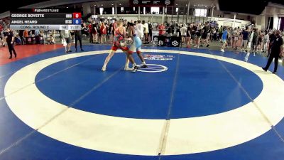 165 lbs Cons. Round 2 - George Boyette, Ohio vs Angel Heard, Beat The Streets Chicago-Bellwood
