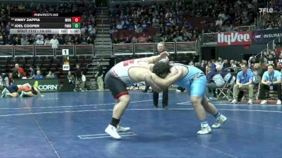 1A-285 lbs Champ. Round 1 - Joel Cooper, Panorama vs Vinny Zappia, Missouri Valley