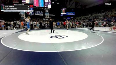 138 lbs Champ. Rd Of 128 - Troy Braun, WY vs Levi Dicksion, OK