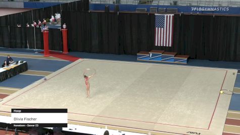 Olivia Fischer - Hoop - 2021 Rhythmic Elite Qualifier