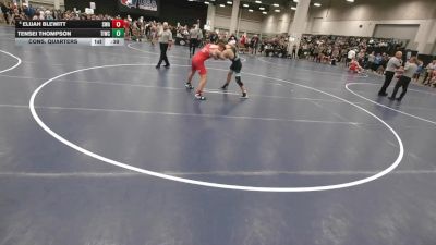 150 lbs Cons. Quarters - Tensei Thompson, Team Idaho Wrestling Club vs Elijah Blewitt, Sebolt Wrestling Academy