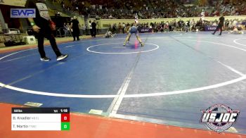 92 lbs Round Of 32 - Brady Knadler, NB Elite vs Tripp Martin, Team Tulsa Wrestling Club