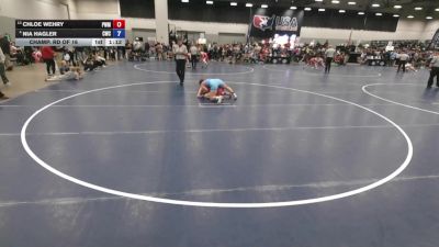 135 lbs Champ. Rd Of 16 - Chloe Wehry, Pursuit Wrestling Minnesota vs Nia Hagler, Champions Wrestling Club