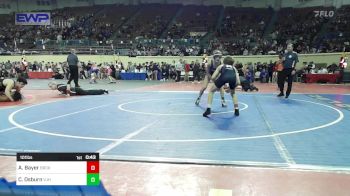 101 lbs Consi Of 16 #1 - Aiden Bayer, Broken Arrow Junior High vs Carson Osburn, Vinita Jr. High