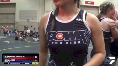 138 lbs Placement Matches (8 Team) - Andrea Quinones, POWA vs Bailey Crow, WOW